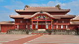 首里城公園に到着正殿跡・奉神門・世誇殿などの見学